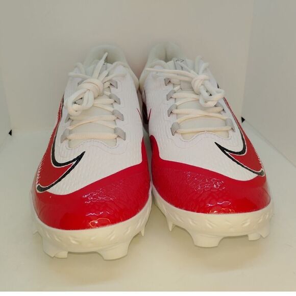 Nike Alpha Huarache Elite Mens NEW w/Tags Red & White Baseball Cleats - sz. 16 - Picture 3 of 7